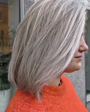 Bob in Silberblond